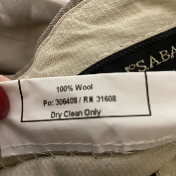Jos. A. Bank Tailored Fit Signature Dress Pants 100% Wool - Picture 4 of 5